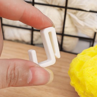 Móc Mini Hình Chữ S - Móc Nhỏ Bằng Nhựa Di Động - Tủ Quần Áo Nhà Bếp Phòng Tắm Mặt Dây Chuyền Chìa Khóa Treo Móc Treo