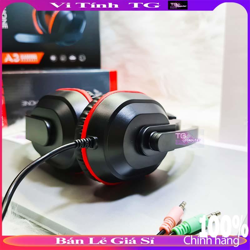 Tai nghe chụp tai máy tính GAMING A3 có mic đàm thoại, headphone chơi ...