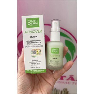 Tinh Chất Giảm Mụn, Kiểm Soát Nhờn Và Mờ Thâm Martiderm Acniover Serum 30ml