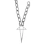 COO Xu Hướng Màu Bạc Dây Chuyền Pentacle Vòng Cổ Punk Cổ Chokers Vòng Cổ