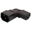 BTM C14 sang IEC320 C13 C5 C7 Bộ chuyển đổi nguồn AC 3 thiết bị đầu cuối Ổ cắm Bộ chuyển đổi đầu nối nguồn không dây Nam sang Nữ