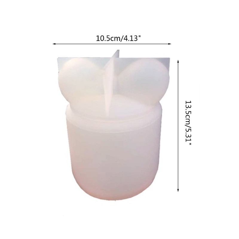 Flgo Khuôn Silicone có Nắp Đựng Kẹo và Trang Sức từ Nhựa