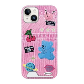 Ốp Điện Thoại denim / Thẻ Cứng Hình Gấu Cho iphone 15 14 13 12 11 pro max mini s22 plus ultra s21 note 20