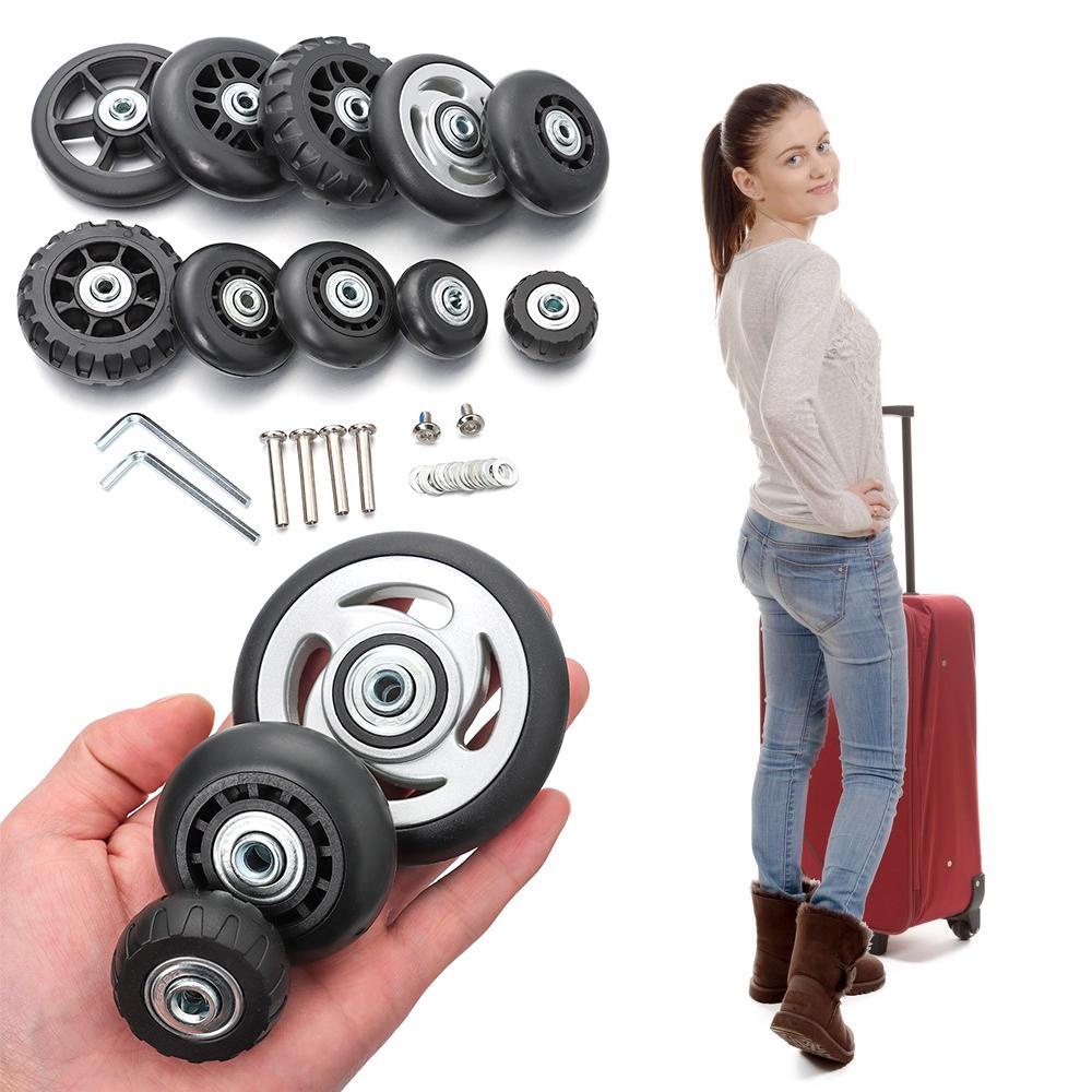HOBBYIN 2 Bánh Xe Thay Thế Cho Vali Hành Lý Có Bánh Xe