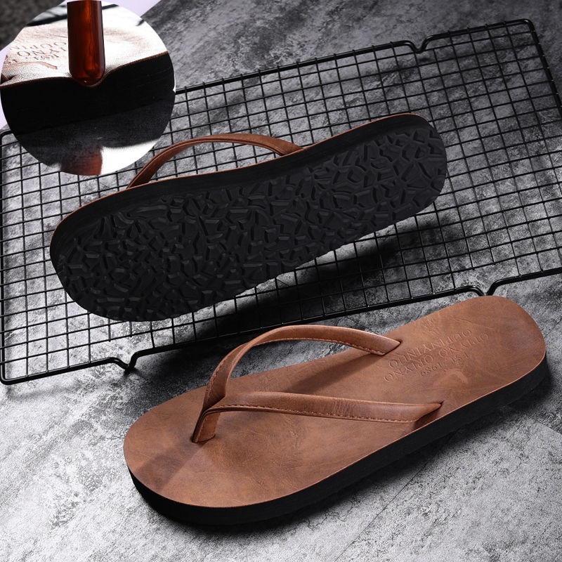 Dép Xỏ Ngón Đế Mềm Chống Trượt Chống Mài Mòn Thời Trang Mùa Hè Cho Nam