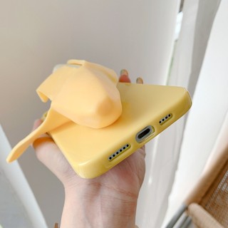 Ốp Điện Thoại Silicon Mềm Hình Quả Chuối 3D Vui Nhộn Cho iPhone 14 13 12 11 Pro Max 6 6S 7 8 Plus X XS Max XR SE 2020 5 5S