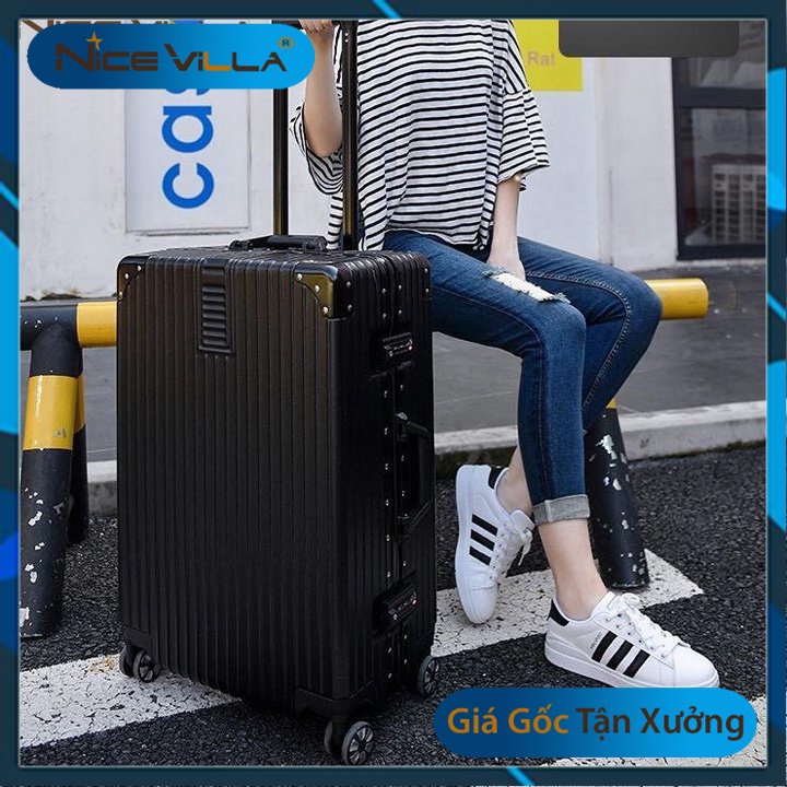 [Size 24inch] Vali Kéo Khung Nhôm Khóa Sập Chống Bể Vỡ, Chống Trầy Xước ...
