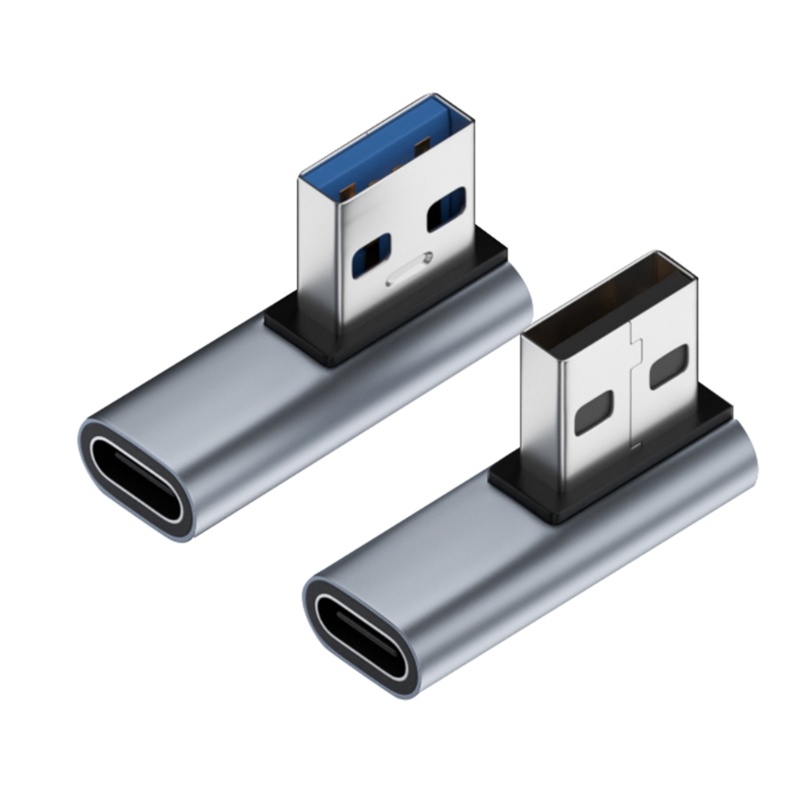 Camp USB 3 0 Nam Sang Type C Nữ Góc Trái 90 Độ Adapter 10Gbps Cho Laptop