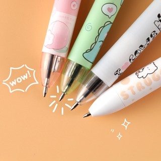 Bút Bi Nhiều Màu Bấm Xanh Đen Cute Gel Timo VPB19