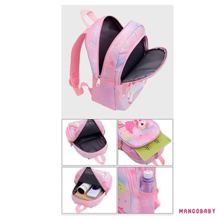 Ba lô bé gái MG-Toddler, Túi đi học in hình kỳ lân / nàng tiên cá hoạt hình cho mẫu giáo, tiểu học, quà tặng cho trẻ em