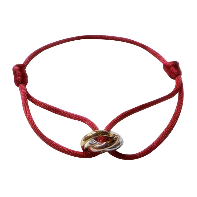 Yoioi Vòng Tay Dây Bện Khóa Kim Loại handmade Có Thể Điều Chỉnh Dành Cho Cặp Đôi