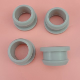 10.5mm-30mm Xám / Mờ Silicon Cao Su Snap-on Grommet Lỗ Cắm Mũ Cuối Dây Bung Cáp Bảo Vệ Bush
