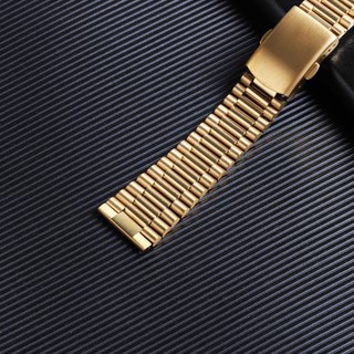 Dây Đồng Hồ Đeo Tay Bằng Thép Không Gỉ Trơn Màu 10mm 12mm 14mm 16mm Dành Cho Nam Và Nữ