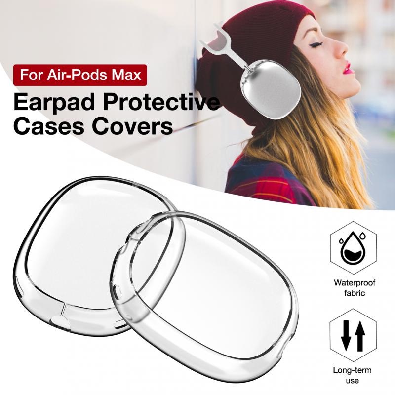 Mô tả Vỏ bọc bảo vệ tai nghe Air-pods Max bằng silicon chống sốc / trầy xước HDOORLINK - 2