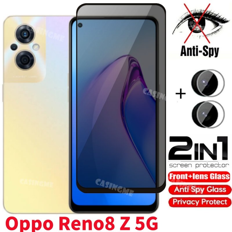 Kính Cường Lực Bảo Vệ Màn Hình Chống Nhìn Trộm Cho Oppo Reno8 Z 5G Reno 8 8Z 8Pro Reno8 7 Z Pro 7Z 4G 5G