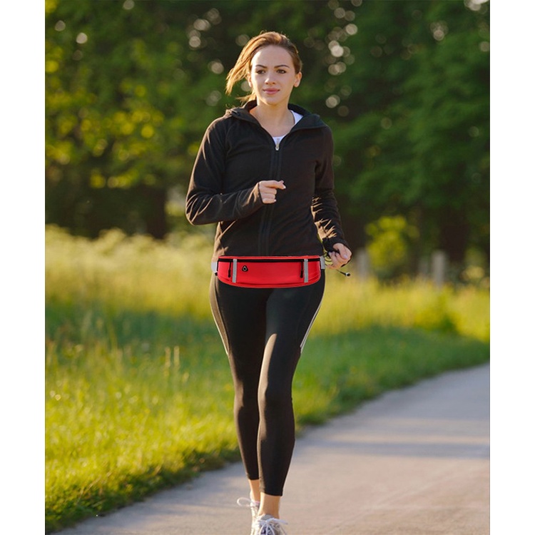 Túi đeo hông chay bộ du lịch tập gym CANIVAL M.E.N Phản quang 32L [Hình thật]
