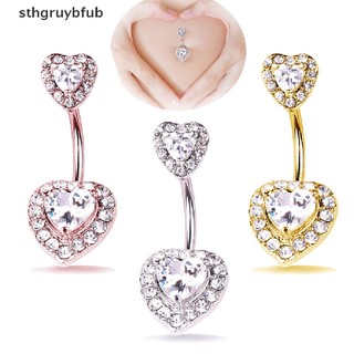 Khuyên RốN HìNh Tim ĐíNh Đá Xinh XắN