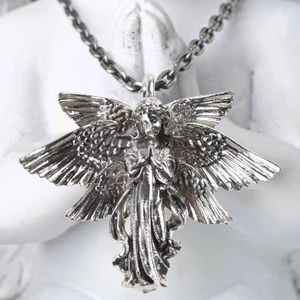 YOI Cổ Bạc Thiên Thần Quyến Rũ Với 6 Cánh Vintage Quyến Rũ Tòn Ten Để Làm Đồ Trang Sức