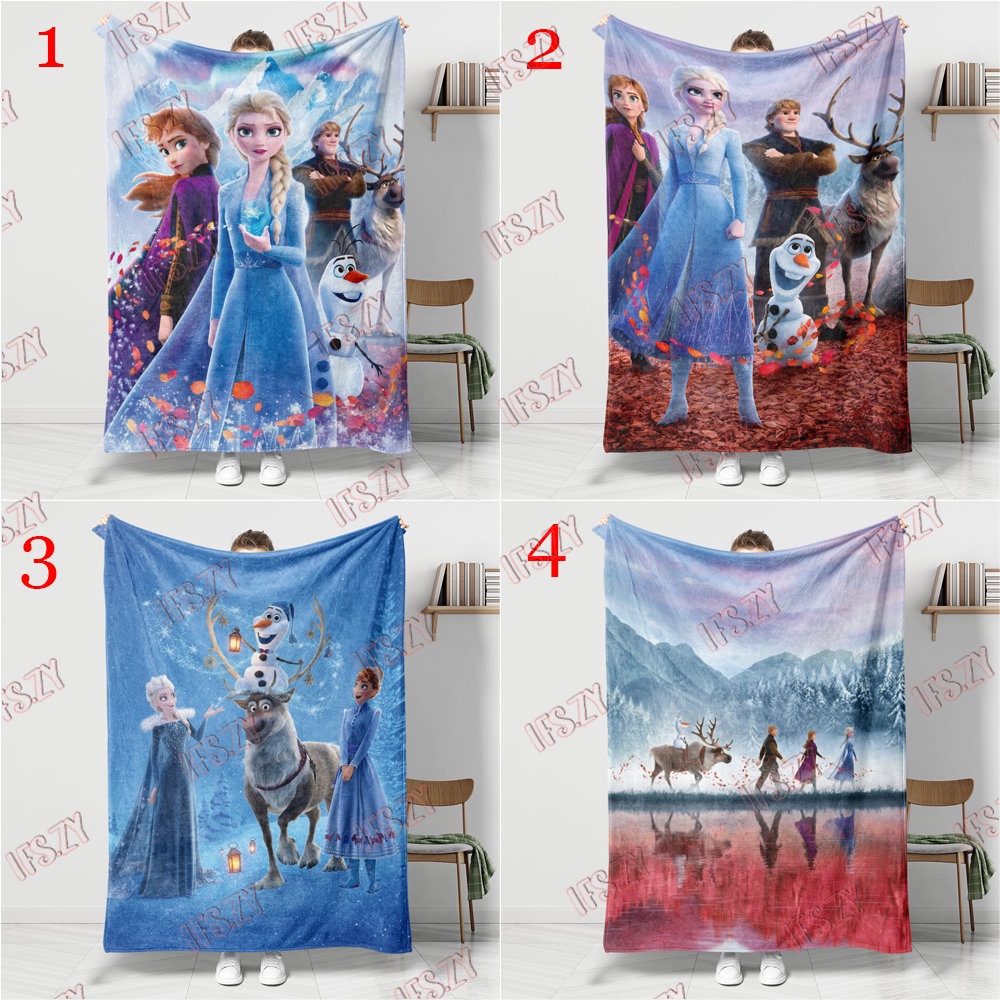 Anna & elsa Chăn flannel Một Mặt Điều Hòa Không Khí