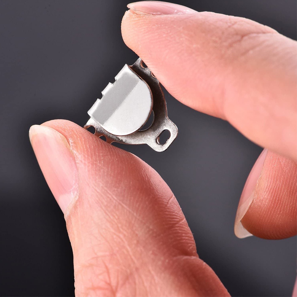 1 Bộ Móc Khóa Kim Loại Vô Hình Có Thể Tháo Rời Dùng May Quần Áo / Váy / Quần Áo DIY