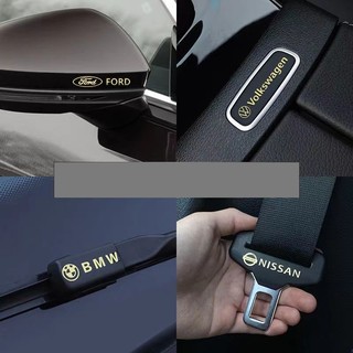 Miếng Dán Kim Loại In Logo 3D Sáng Tạo Trang Trí Nội Thất Xe Hơi Ford Fiesta Ranger T6 / T7 / T8 Focus Territory Everest Ecosport Ka Focus