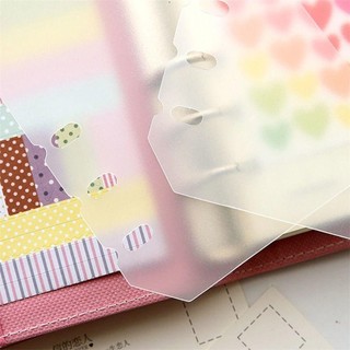 WEETW Rời Lá Chia Bên Trong Bảng Giấy Trang 2 Chiếc Matte Đa Năng Notebook Phụ Kiện Planner Separator