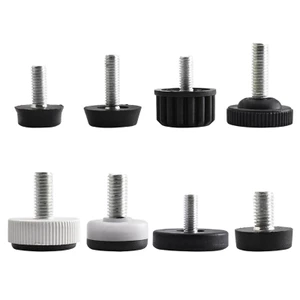 Yoo 10 Chiếc Chiều Cao Có Thể Điều Chỉnh San Bằng Ghế Chân Chân Nội Thất Thảm Vít Trong Đế Sofa Giường Tủ Bảo Vệ Sàn