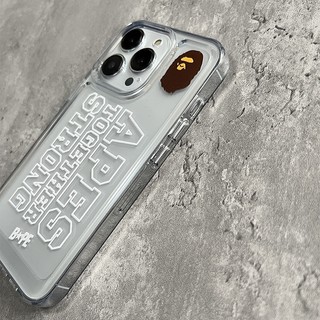 Ốp Điện Thoại Trong Suốt Chống Sốc Họa Tiết Bape Cho iphone 14 11 13 12 X XS Pro Max XR Mini 7 Samsung Galaxy S23 S22 ultra plus