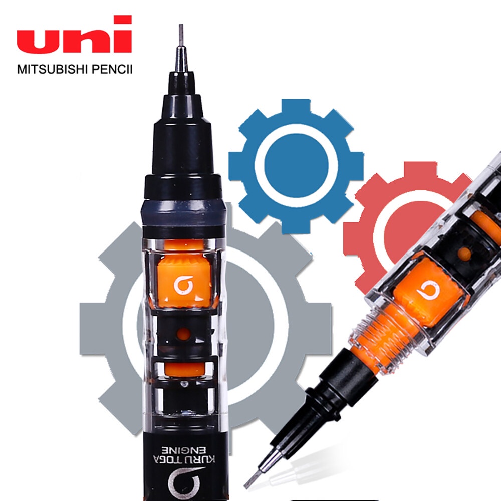 1 Bút Chì Bấm Cơ UNI M5-452 Ngòi 0.5mm Có Thể Tháo Rời