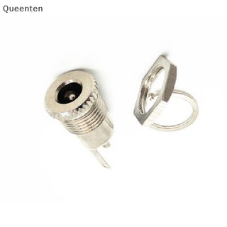 Queenten 5 Chiếc 5.5 mm x 2.1 mm Jack Cắm Điện Ổ Cắm Bảng Điều Khiển Nữ Gắn Kết Nối -099 QT