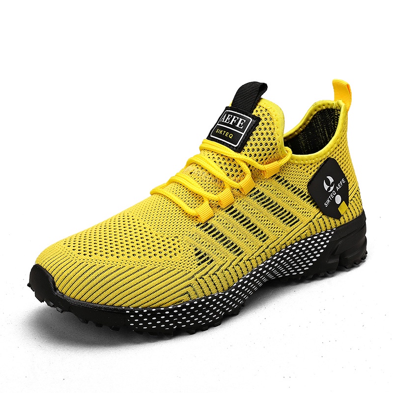 Big size 40-47 super light anti-slip men running sport shoes breathable  mesh knit upper male sock casual sneakers fashion jogging walking tennis  man