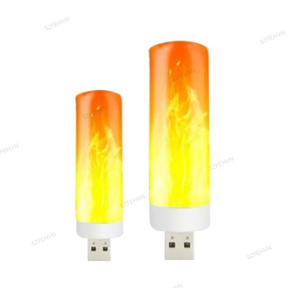 Đèn led usb 5v Tạo Hiệu Ứng Ngọn Lửa Độc Đáo Trang Trí Tiệc