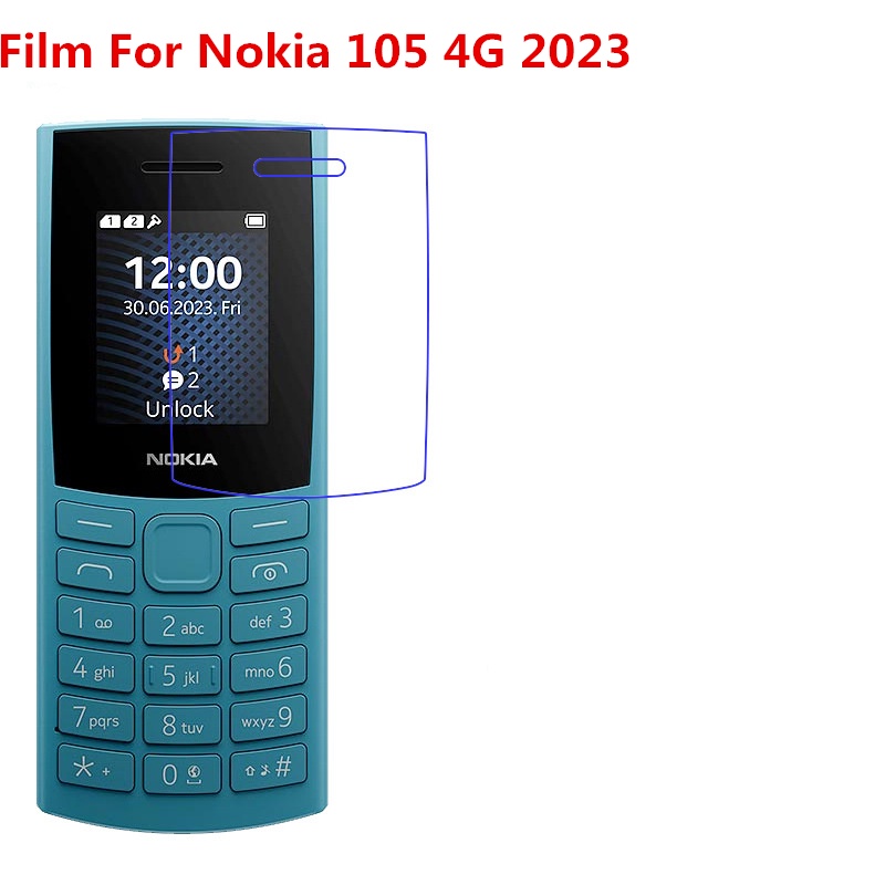 MILEGAO Custodia ultra sottile per Nokia 105 2G 2023, custodia in silicone morbido per Nokia 105 2G 2023 da 1,8 pollici (trasparente