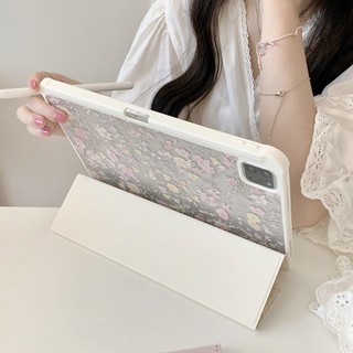 Vỏ cứng acrylic hình hoa nhỏ vỏ tương thích với ipad mini6 ipad5 6 7 8 9 air air1 air2 air3 air4 air5 10.9 "pro10.5 pro11 pro12.9 2018 2020 2021 2022 bao da