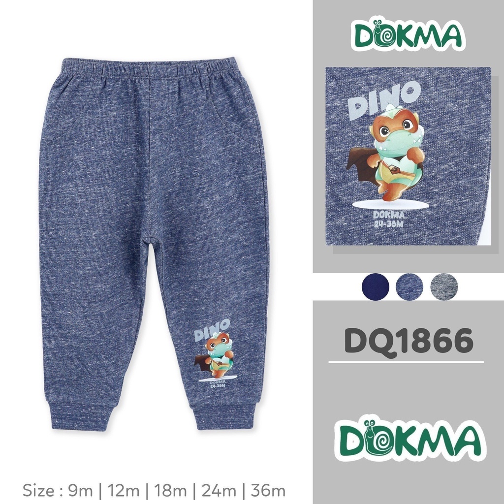 (9-14kg) Quần Dài Cotton, Da Cá Mỏng Cho Bé Hãng Dokma DQ1943 DQ2393 DQ3147 DQ1866