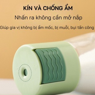 Lọ đựng gia vị thủy tinh, hũ rắc gia vị nắp thông minh tiện dụng cho nhà bếp #A170