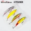 Mồi Câu Cá Giả 3D Bằng Nhựa Cứng 6.8cm / 4g 4 Màu Tùy Chọn