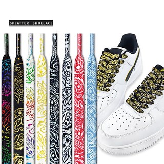 Dây Giày Sneaker Họa Tiết Hoa Lấp Lánh Thời Trang Cho Nam Và Nữ