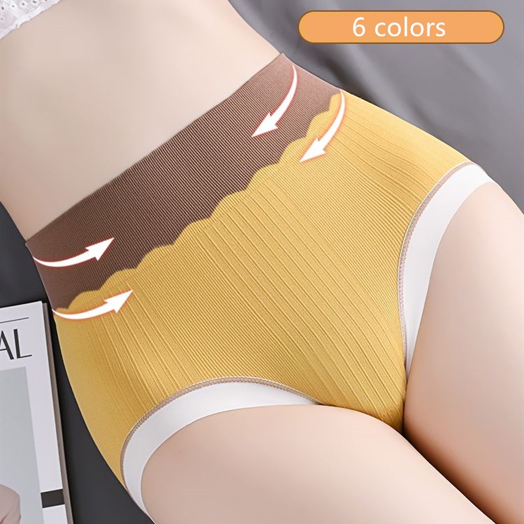 Quần Lót Cotton Không Đường May Mềm Mại Kháng Khuẩn 6 Màu Tùy Chọn