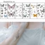 THI Chống Thấm Nước Tạm Thời Hình Xăm Dán Hoa Hồng Đen Chuyển Flash Tatoo VN