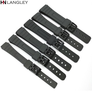 CASIO Dây Đeo Đồng Hồ Thể Thao Bằng Silicone 12 14 16 18 20 22mm SGW400 F91W F84 F105 / 108 / A158 / 168 AE1200 / 1300