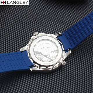 18/19/20/21/22 / 24mm dây đeo đồng hồ silicon mềm đường cong vòng đeo tay cổ tay dây đeo đa năng với bướm clasp cho rolex cho longines