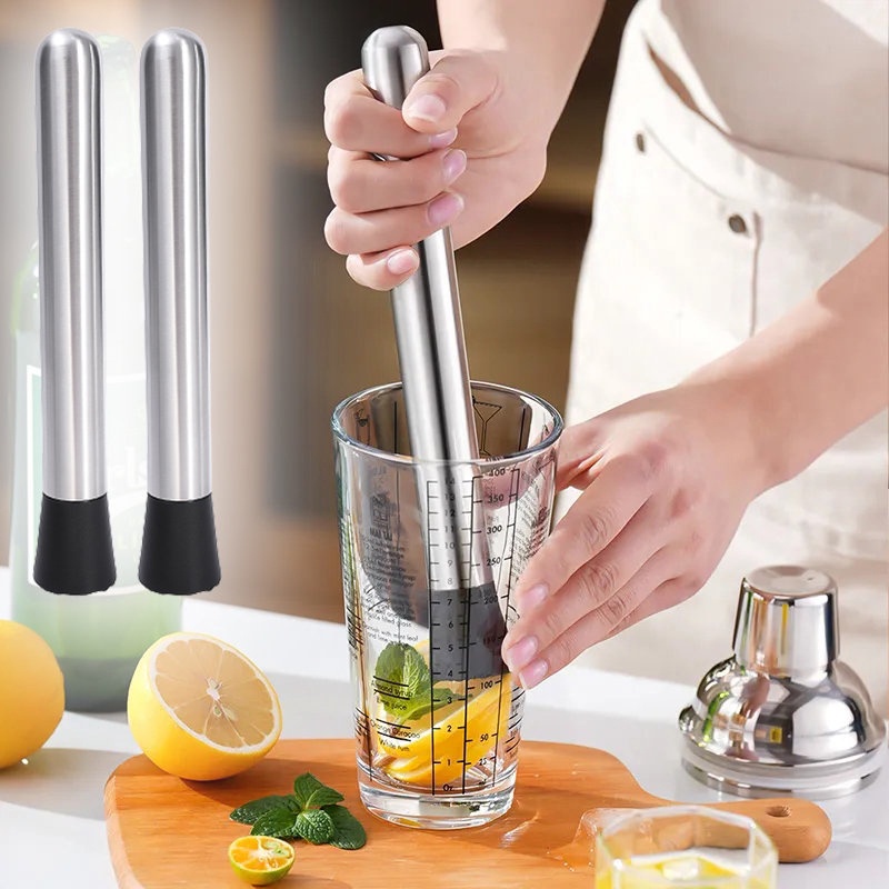 Búa Đập Đá Bằng Thép Không Gỉ Tiện Dụng Cho Pha Chế Cocktail / Nước Ép
