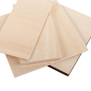 HARRIETTLO Basswood Ván ép Điêu khắc Mô hình Làm vật liệu xây dựng Mô hình gỗ DIY Tấm ván ép Tấm gỗ DIY Nhà gỗ Ván ép gỗ