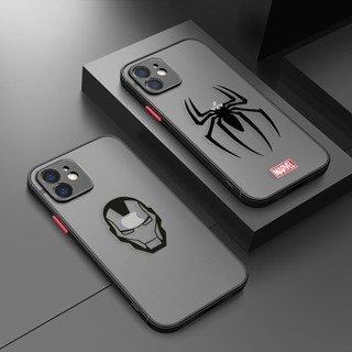 Ốp Điện Thoại Di Động Logo Người Nhện Người Sắt Cho Iphone Da Cảm Thấy Mềm Mại Cho Apple iPhone 13 14 12 11 PLUS PRO MAX MINI 6 6S 7 8 PLUS iPhone X XS XR X MAX SX MAX SE2020 SE2022