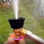Máy phun vườn PWSEND, Vòi phun thủy lợi hợp kim nhôm có thể điều chỉnh, Vòi phun khí xoáy bằng đồng cầm tay Đồ dùng làm vườn