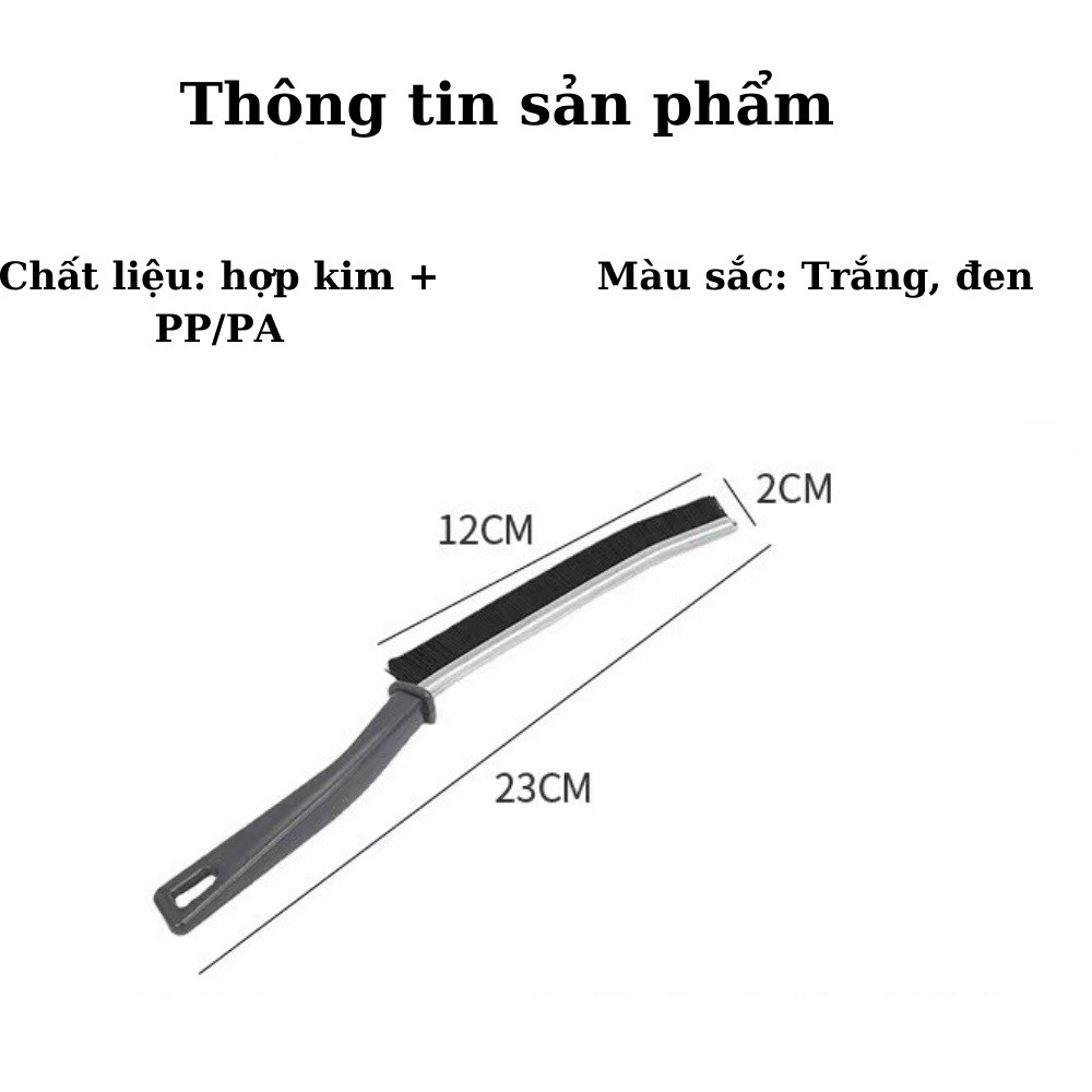 set 5 Bàn Chải Vệ Sinh Khe Hở Nhà Tắm, Góc Tường, Vệ Sinh Khe Hẹp (    hot)