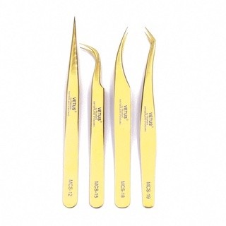 Nhíp nối mi LASHES SUPPLY Vetus gồm các loại volum, clasic, rút ngọn, cá heo, gắp mi