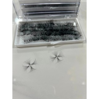 Mi fan 14D LASHES SUPPLY độ cong C -CC - D, độ dày 0.05 (1 hộp 500 fan) mi volume 14d, (keo nối uốn mi, dụng cụ nối mi)