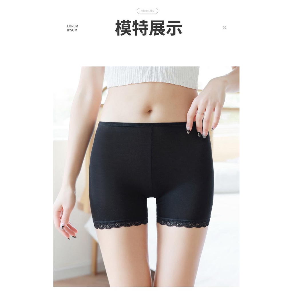 Quần Short Bảo Hộ Vải Lụa Lạnh Không Đường May Chống Chói Thời Trang Mùa Hè Cho Nữ